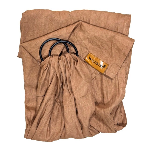 WildBird Willow Linen Ring Sling 74" Black Rings - Picture 4 of 4